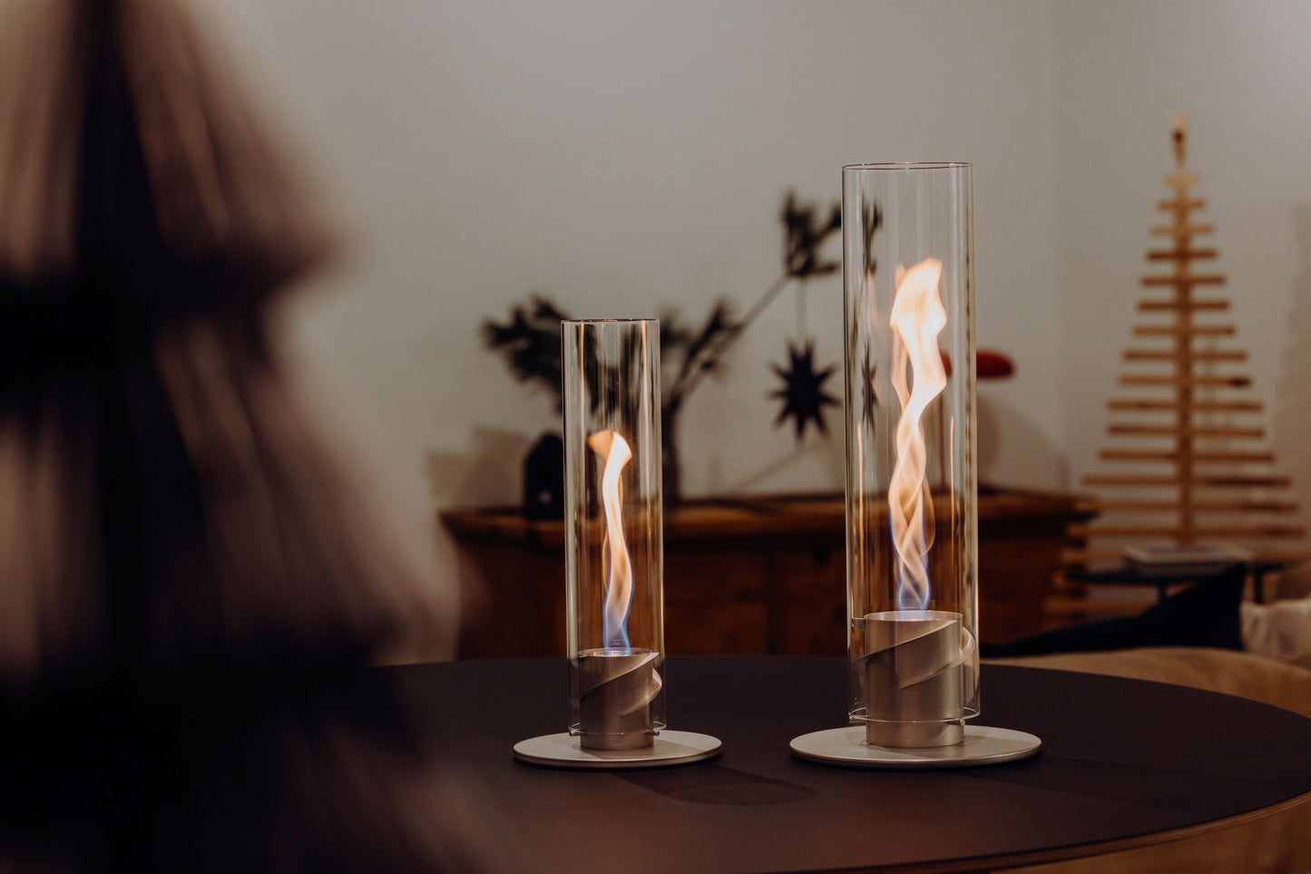 Hofats Spin 90 | 120 | Table Top Fireplace | Hanging Fire