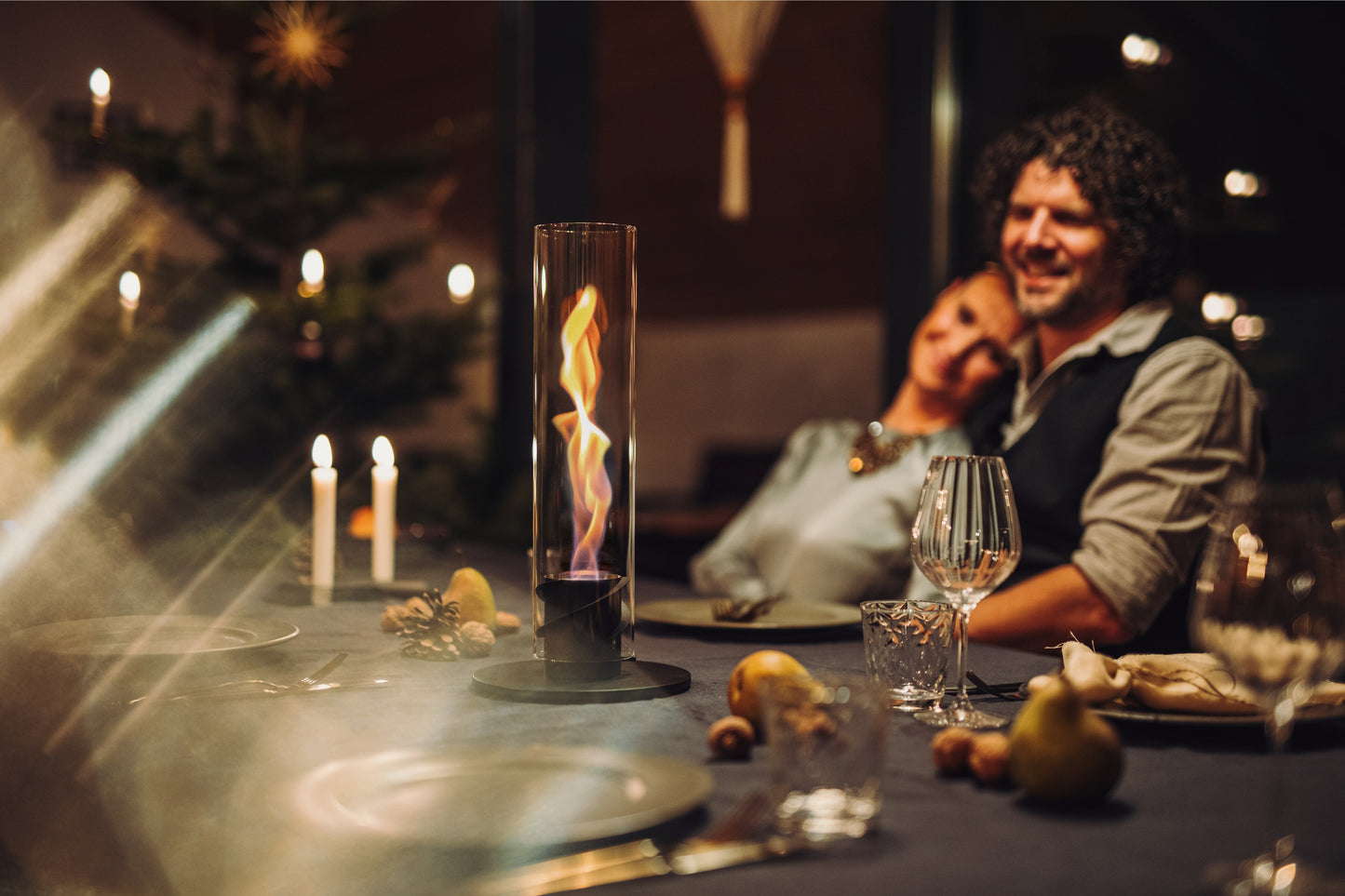Hofats Spin 90 | 120 | Table Top Fireplace | Hanging Fire