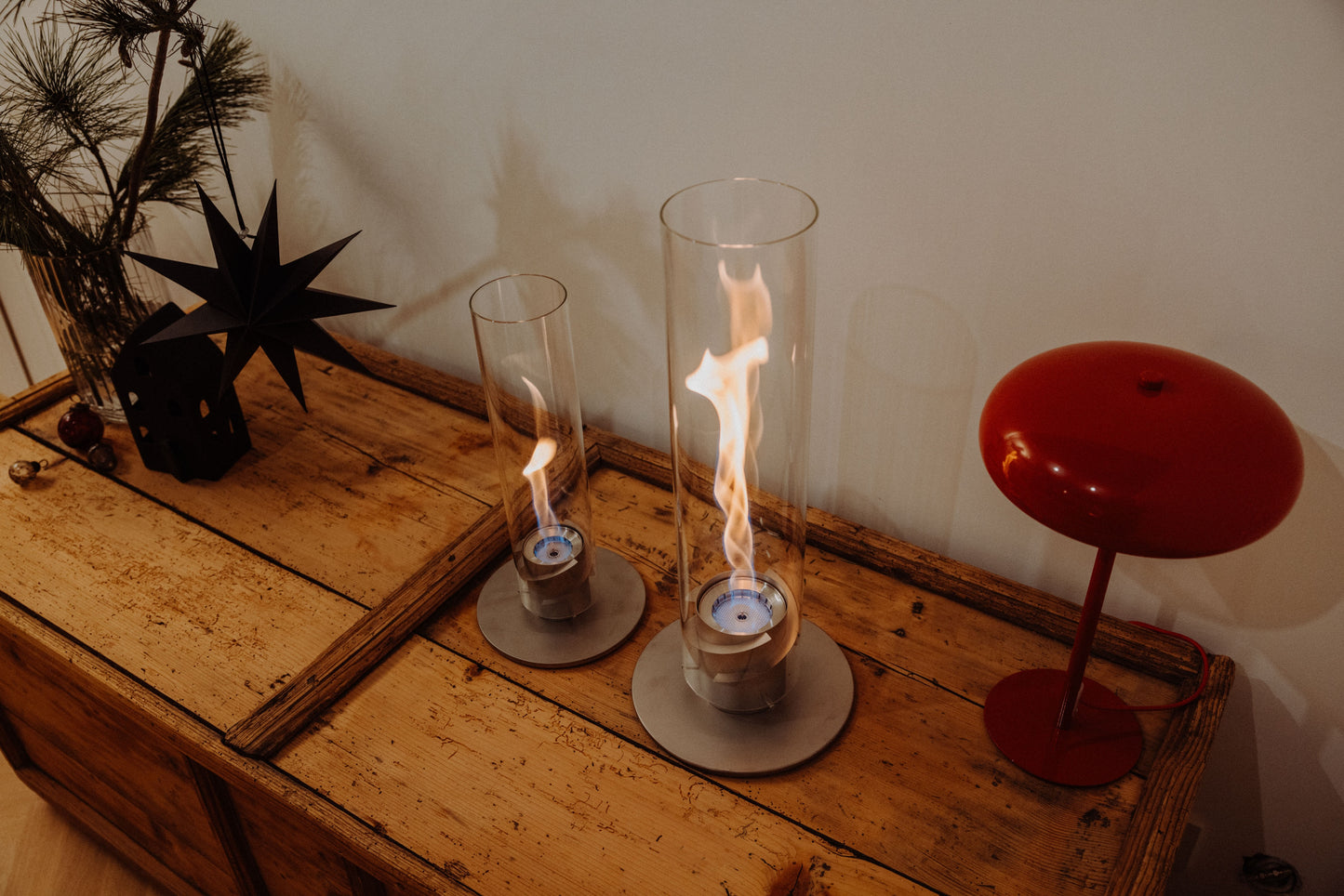Hofats Spin 900 | 1200 | Tabletop Fireplace | Hanging `Fire