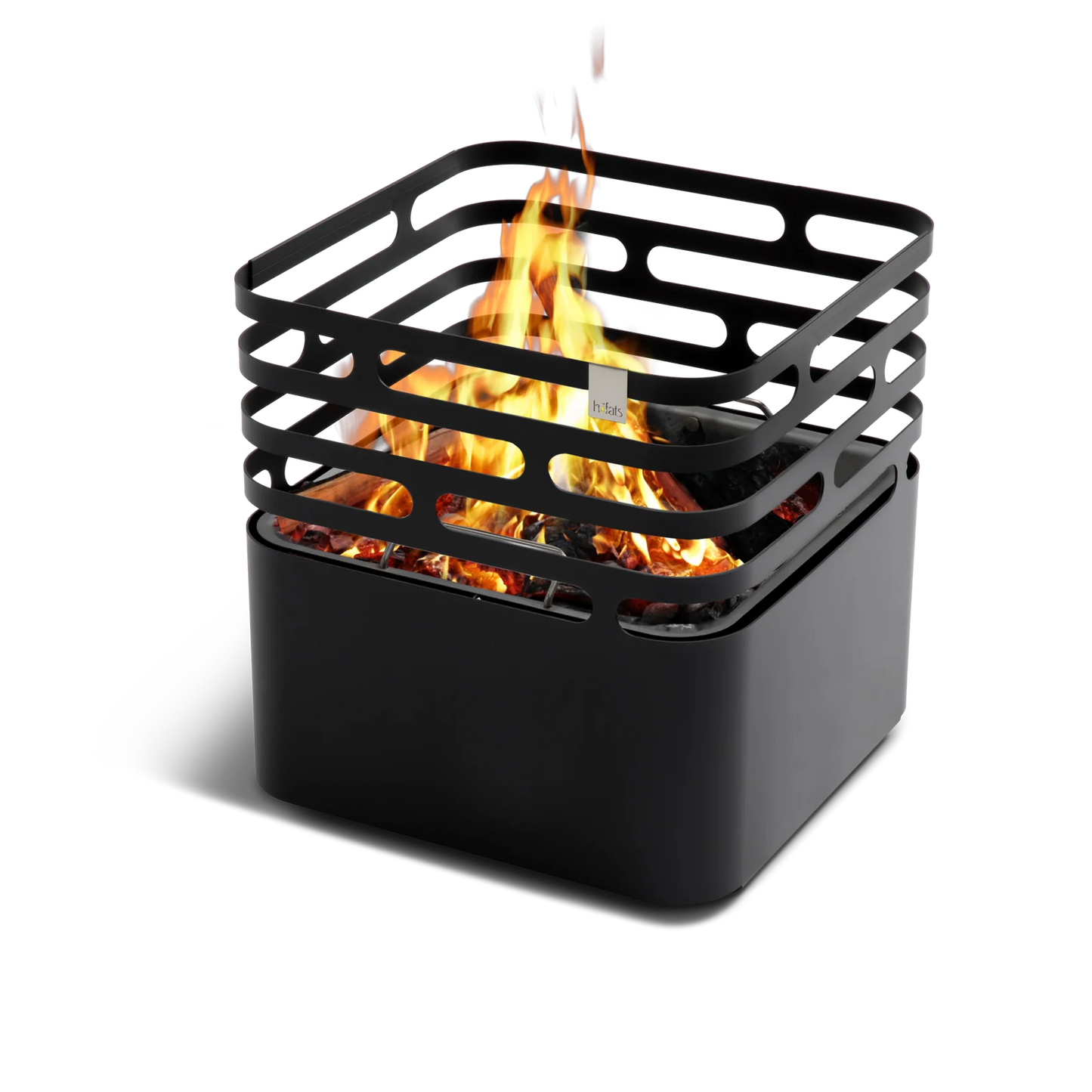 Hofats Cube Fire Basket - Black
