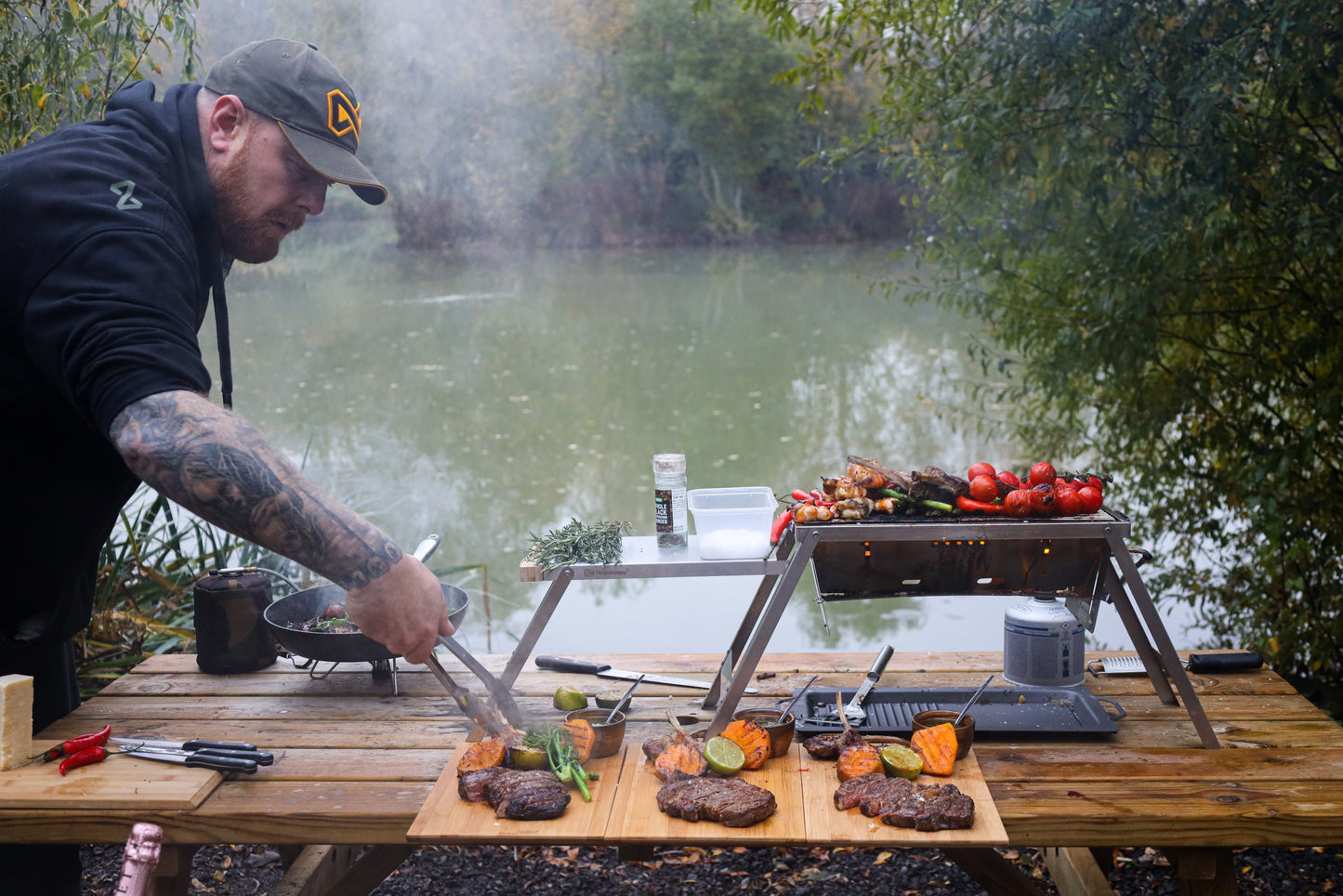 RidgeMonkey Grilla BBQ - Dual Fuel