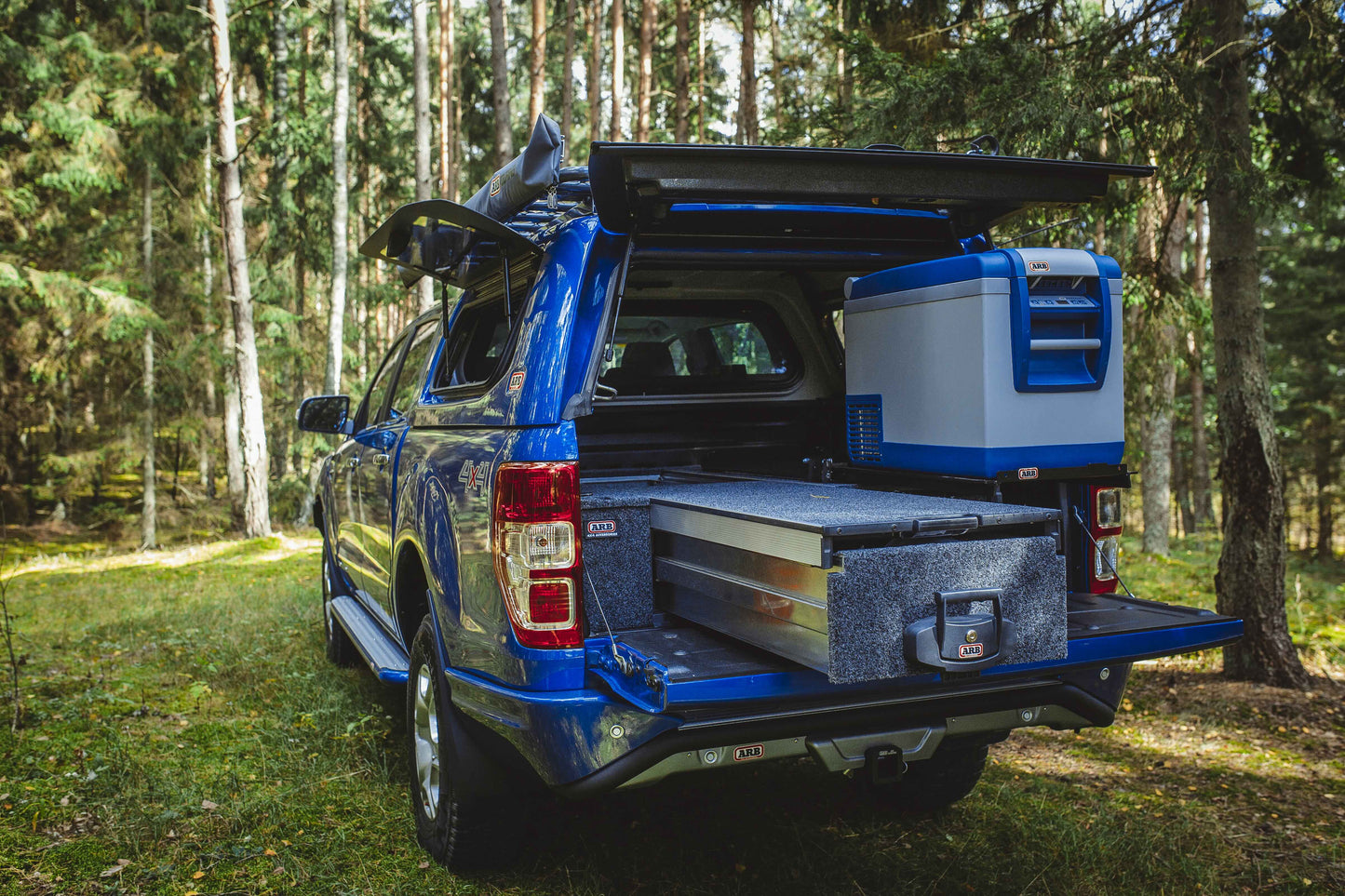 ARB Outback Double Drawer & Roller Floor (S) Ford Ranger Mk8 (2023+ DC)