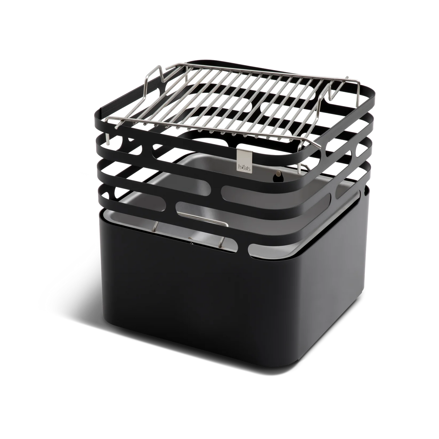 Hofats Cube Fire Basket - Black