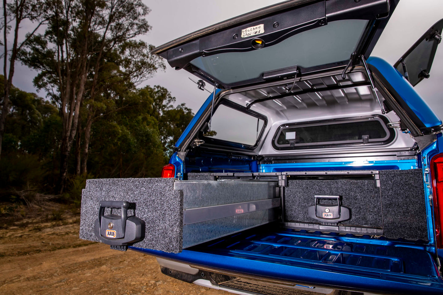 ARB Outback Double Drawer Storage System Toyota Hilux Mk8-9 (2016+DC)
