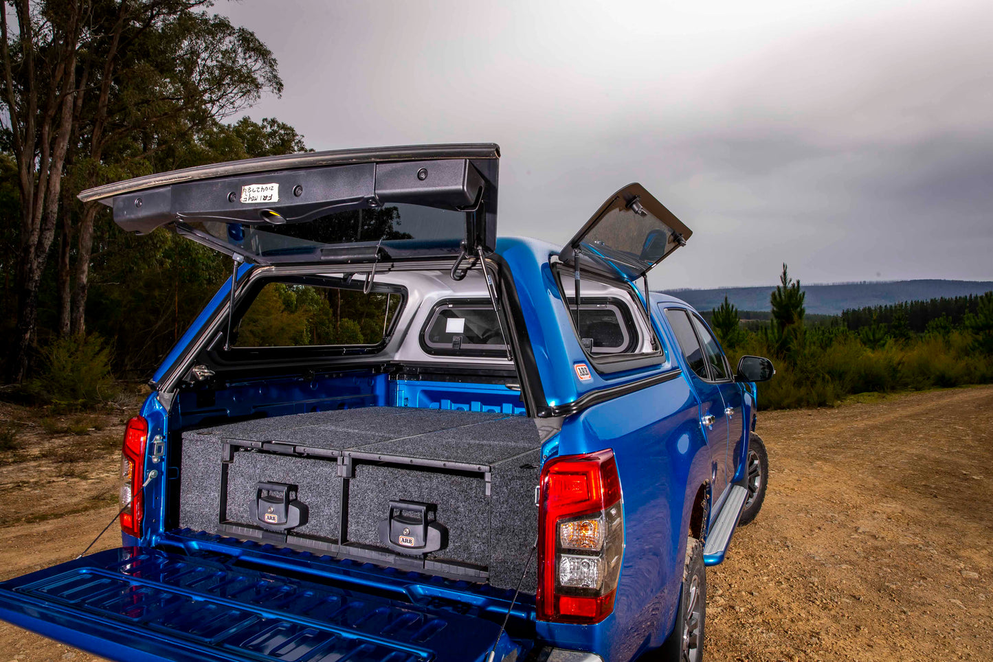 ARB Outback Double Drawer & Roller Floor (S) Ford Ranger Mk8 (2023+ DC)
