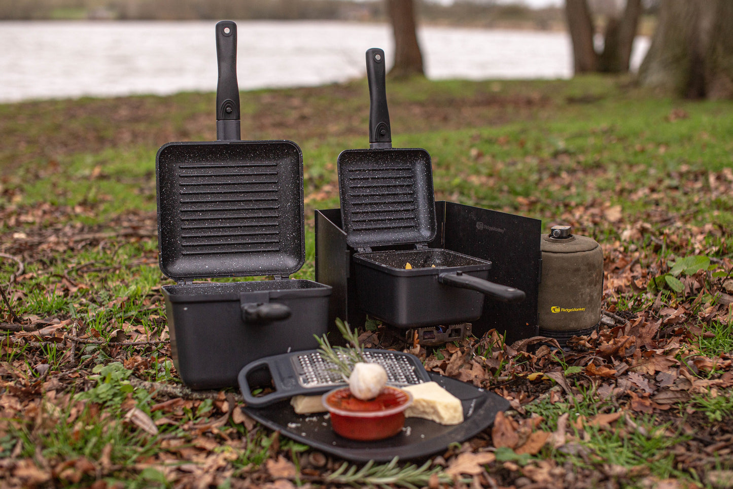 RidgeMonkey Connect Deep Pan and Griddle XL Edition