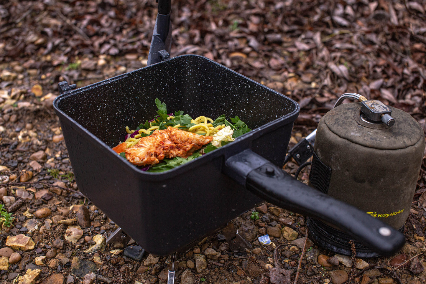 RidgeMonkey Connect Deep Pan and Griddle XL Edition