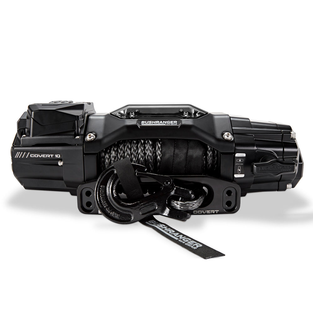 Bushranger Covert Winch | 10,000LB | Synthetic Rope