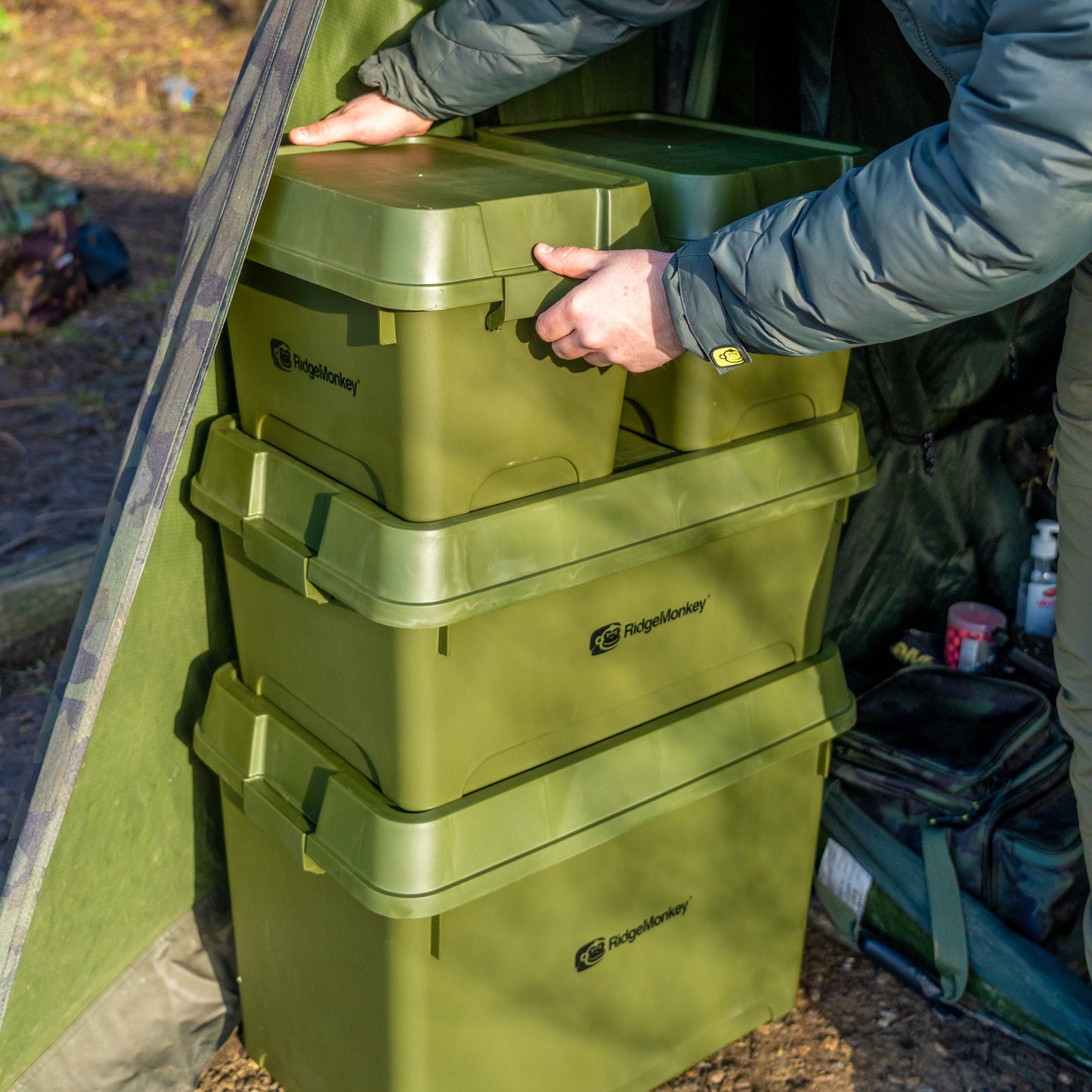 RidgeMonkey Armoury Stackable Storage Box - 16L
