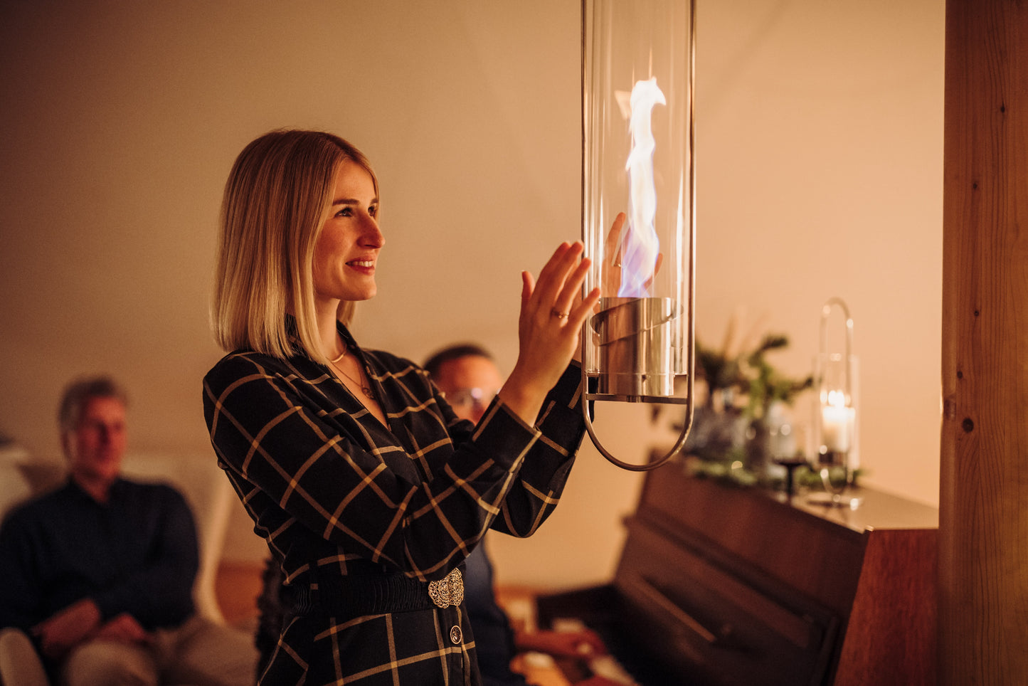 Hofats Spin 90 | 120 | Table Top Fireplace | Hanging Fire